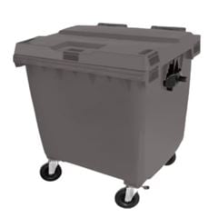 CONT. PLAST. 1000LT CINZA S/PEDAL PRIME