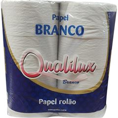 PAPEL HIGIENICO INSTITUCIONAL QUALILUX BRANCO 8X300M
