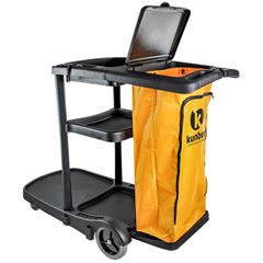 CARRO FUNCIONAL PLASTICO PRETO VINIL ZIP KUNBER