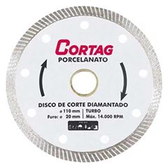 DISCO DIAMANTADO PARA PORCELANATO 110X20MM CORTAG 