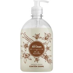 SABONETE AUDAX ALLCLEAN 500ML FLOR DE BAUNILHA