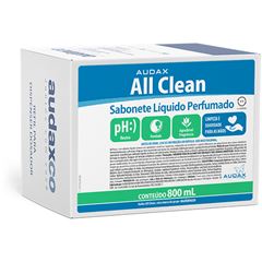 SABONETE LIQUIDO AUDAX ALLCLEAN 800ML ERVA DOCE FRESCOR DA MANHA REFIL