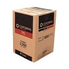 COPO DESC BCO 50ML PS PACOTE COM 25X100 UNIDADES COPOBRAS
