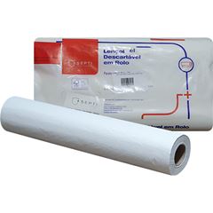 LENCOL HOSPITALAR FOLHA SIMPLES 50X50M 6 ROLOS VIRGEM SEPTI