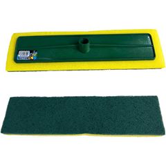 SUPORTE PARA LIMPA AZULEJO COM ESPONJA SEM CABO E COM ROSCA 40CM PRIME 
