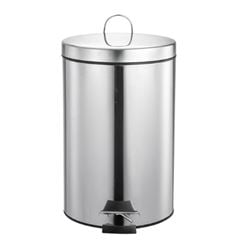 LIXEIRA COM PEDAL INOX 12LT MOOD NOBRE 