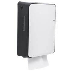 TOALHEIRO INTERFOLHA BRANCO/PRETO QUARTZ SANTHER 