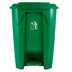 LIXEIRA COM PEDAL 50LTS VERDE PRIME PRO