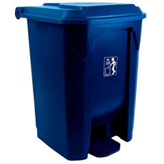 LIXEIRA COM PEDAL 20LTS AZUL PRIME PRO