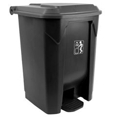 LIXEIRA COM PEDAL 20LTS CINZA PRIME PRO