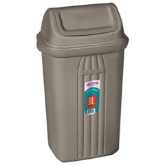 LIX.TPA BASCULANTE CINZA ESCURO 10LT SANREMO