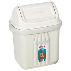 LIXEIRA TAMPA BASCULANTE CINZA 6,5LT SANREMO