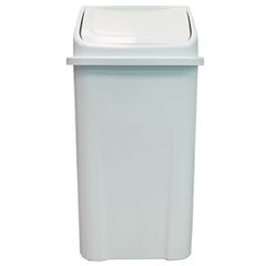 LIXEIRA BASCULANTE BRANCA 100LT PRIMEPRO 