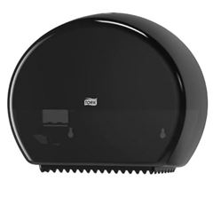 DISPENSER PARA PAPEL HIGIENICO ROLAO PRETO TORK JUMBO MINI
