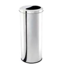 LIXEIRA INOX TAMPA MEIA-LUA REFERENCIA 3063/204 16,5LT