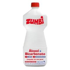 ALCOOL + BICARBONATO LIQUIDO 1X1L 70 INPM ZUMBI