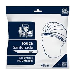 TOUCA SANFONADA DESCARTAVEL 48CM COM 100UN TNT PRIMEPRO 