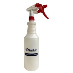 PULVERIZADOR BRANCO E GATILHO VERMELHO SPRAY PROFISSIONAL PEAD KUNBER 1000ML 