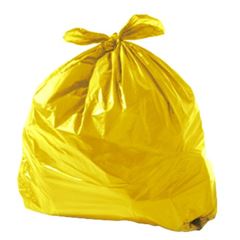 SACO AMARELO 200 LITROS MEDIO PARA LIXO GOIAS PLASTICOS 100 UNIDADES