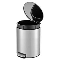 LIXEIRA INOX SLIM COM PEDAL 5LT POWERMAID