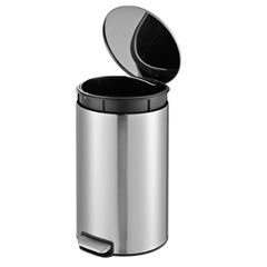 LIXEIRA INOX SLIM COM PEDAL 12LT POWERMAID