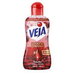 AROMATIZANTE PERFUMADO VEJA GEL CONCENTRADO RUBELITA E CEREJA 100ML 