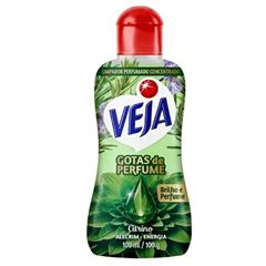 AROMATIZANTE PERFUMADO VEJA GEL CONCENTRADO CITRINO E ALECRIM 100ML 
