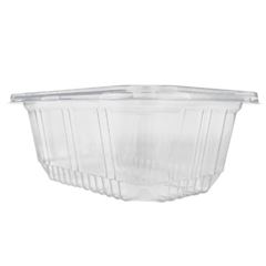 POTE TRANSPARENTE 500ML PP RETANGULAR COM TAMPA 20 UNIDADES COPOBRAS