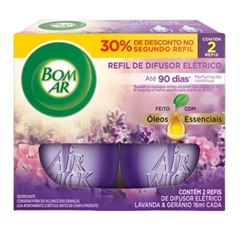 REFIL ELETRICO LAVANDA E GERANIO PROMOCAO COM 2 16ML 