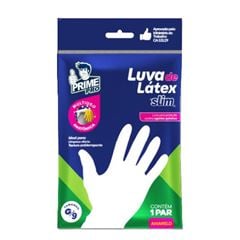 LUVA AMARELA MULTIUSO SLIM TAMANHO G PRIME PRO