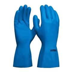 LUVA FORRADA AZUL VERNIZ TAMANHO M HANDEX