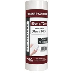 SACO BOBINA PICOTADA 50X70CM 2.72KG 200 UNIDADES SEGPLAST