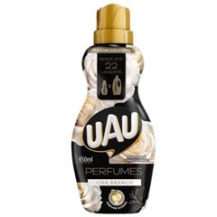 AMACIANTE DE ROUPA UAU CONCENTRADO CHA BRANCO 450ML