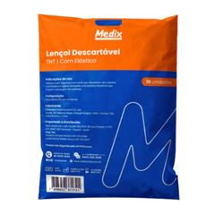 LENCOL HOSPITALAR DESCARTAVEL EM TNT COM ELASTICO 10 UNIDADES MEDIX 