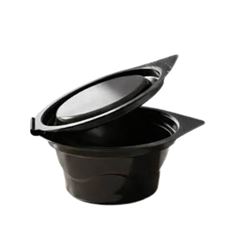 EMBALAGEM G-696 POTE PARA MOLHOS PRETA 30ML 300 UNIDADES