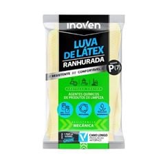 LUVA RANHURADA AMARELA TAMANHO P INOVEN 