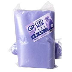 SACO LILAS 15L PERFUMADO 100 UNIDADES PACOTE MINULIX