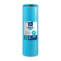 PANO MULTIUSO 28CMX25M LARANJA COM 50 UNIDADES LIFE CLEAN