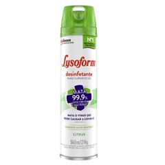 DESINFETANTE USO GERAL AEROSOL LYSOFORM CITRUS 360ML