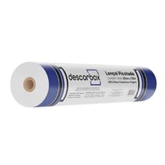 LENCOL HOSPITALAR FOLHA SIMPLES 50750CM PICOTADO COM 1 ROLO PREMIUM DESCARBOX