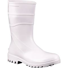 BOTA PVC BRANCA CANO MEDIO TAMANHO 40