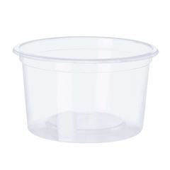 POTE DESCARTAVEL TRANSPARENTE 300ML PP 20X50 UNIDADES