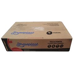 FACA DESCARTAVEL FORTE CRISTAL 500 UNIDADES STRAWPLAST