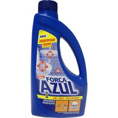 DESENTUPIDOR DE PIA E VASO LIQUIDO FORCA AZUL 1LT