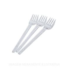GARFO DESCARTAVEL CRISTAL LEVE 1000 UNIDADES STRAWPLAST