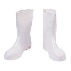 BOTA PVC BRANCA CANO ALTO TAMANHO 35 FUJIWARA