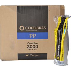 TAMPA PLASTICA TRANSPARENTE 300ML TPT300 COM FURO 40X50UN